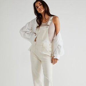 Mother The Patch Pocket Overalls In Act Natural
